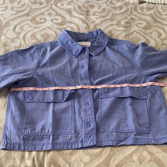 Aerie Oversized Purple-Blue Shacket | Small Petite NWT - Picture 7 of 9